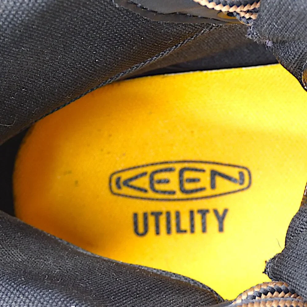 EUC Keen Utility Women’s Carbon Toe Work Boots Brown Leather Size 8 - Picture 9 of 13